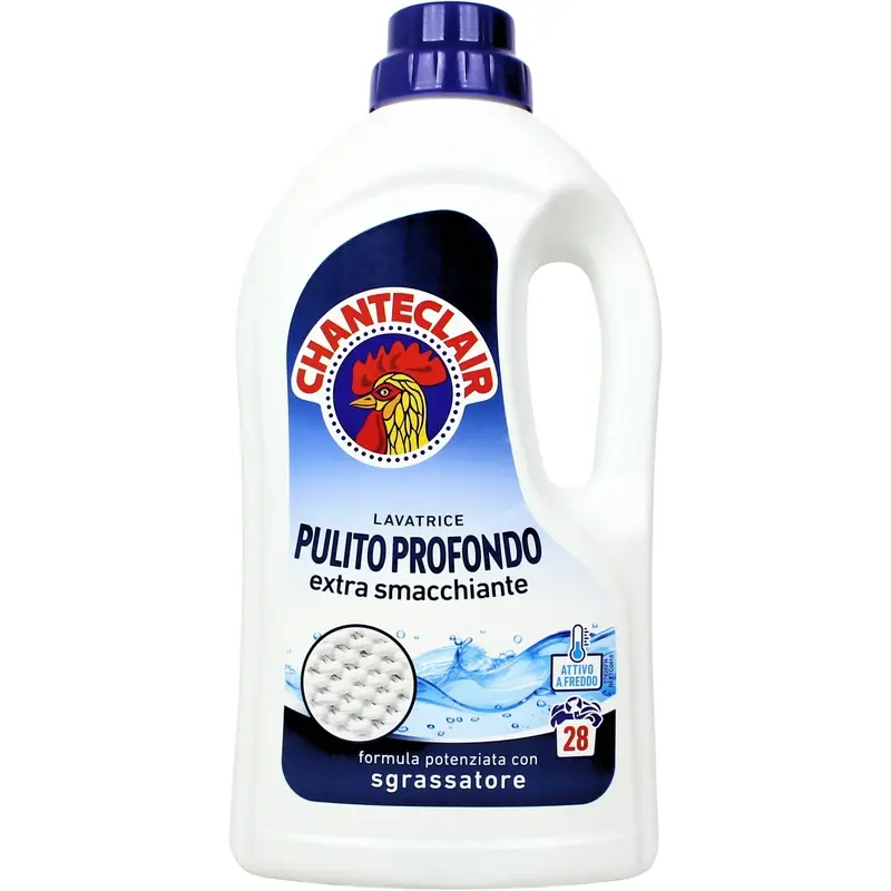 CHANTECLAIR DETERSIVO LIQUIDO BUCATO LAVATRICE PULITO PROFONDO 28 LAVAGGI 1260 ML