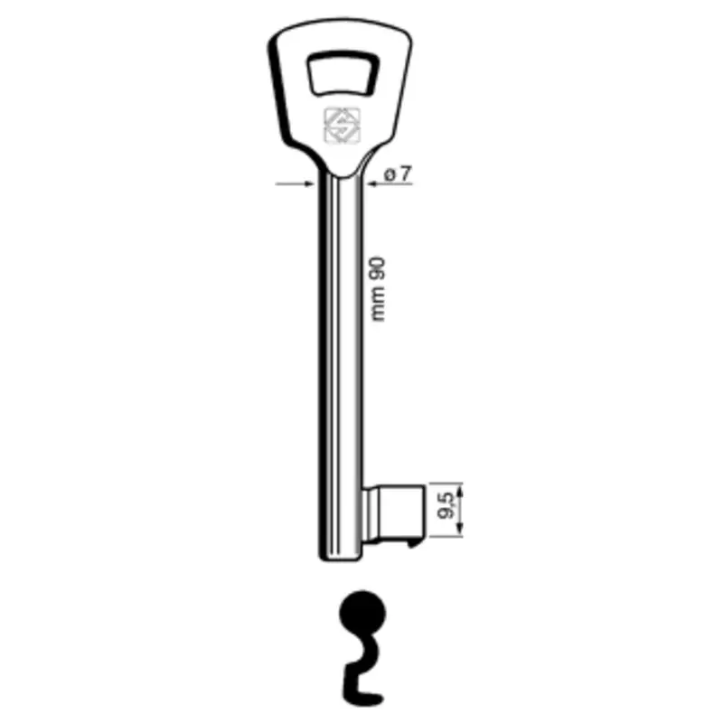Chiavi Silca Patent 3Nfhl Zama - 5 Pz