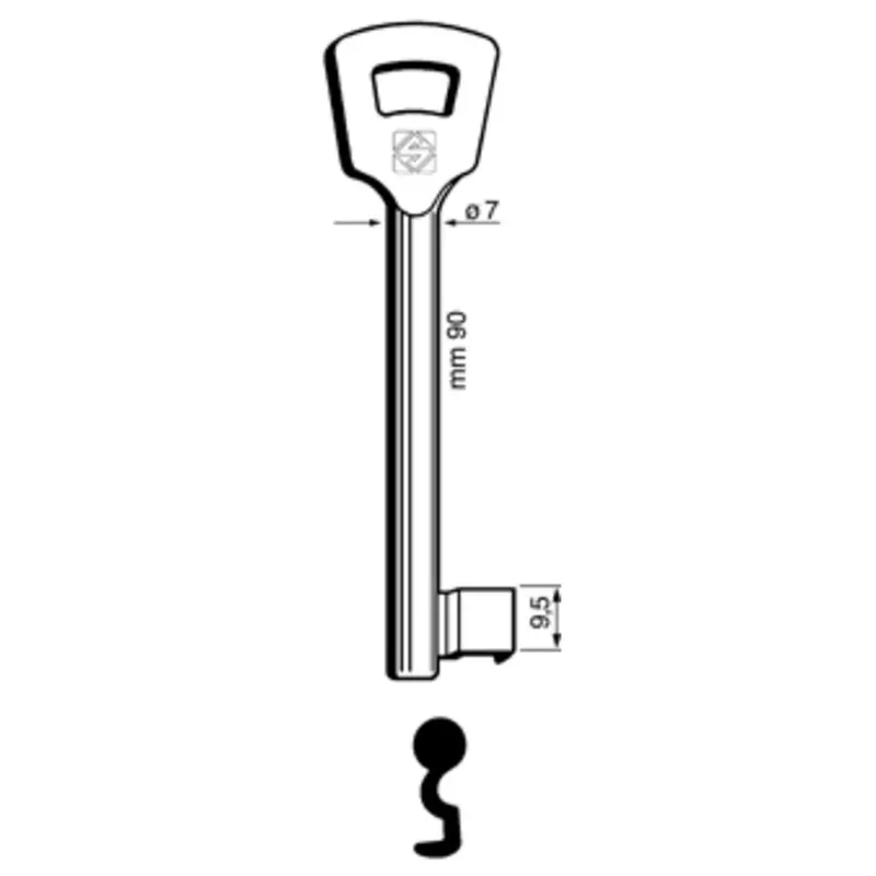 Chiavi Silca Patent 4Nfhl Zama - 5 Pz