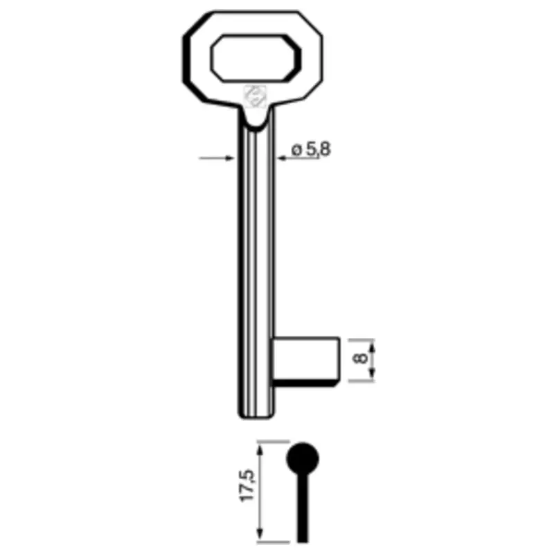 Chiavi Silca Patent 5012 Passepartout Lunga Bronz - 5 Pz