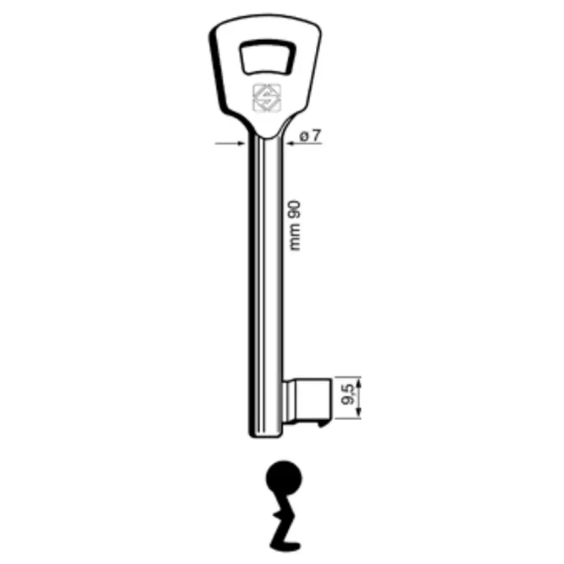 Chiavi Silca Patent 5Nfhl Zama - 5 Pz