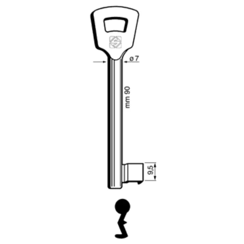 Chiavi Silca Patent 6Nfhl Zama - 5 Pz