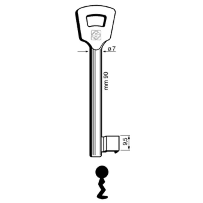 Chiavi Silca Patent 9Nfhl Zama - 5 Pz