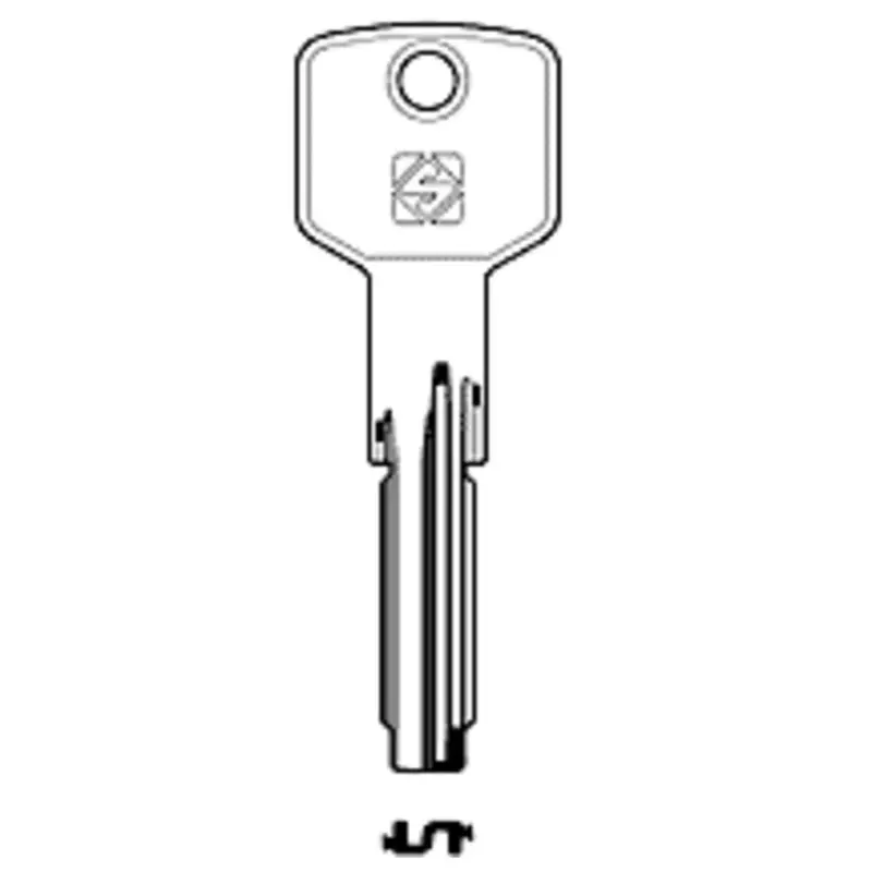 Chiavi Silca Punzonate Cs140 Olc (W72) - 5 Pz