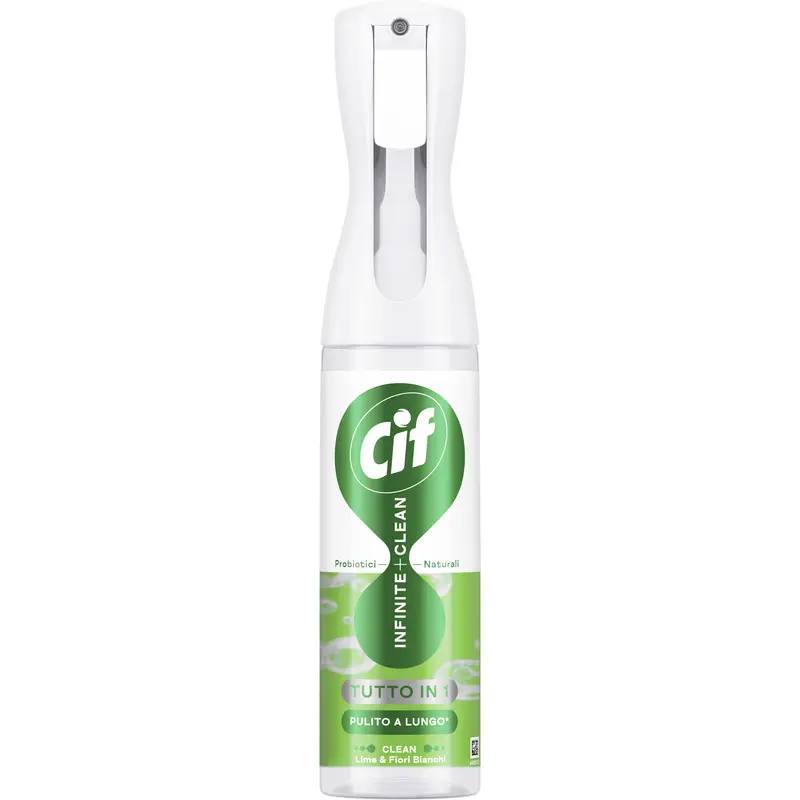 CIF INFINITE+CLEAN LIME e FIORI BIANCHI TRIGGER 280 ML