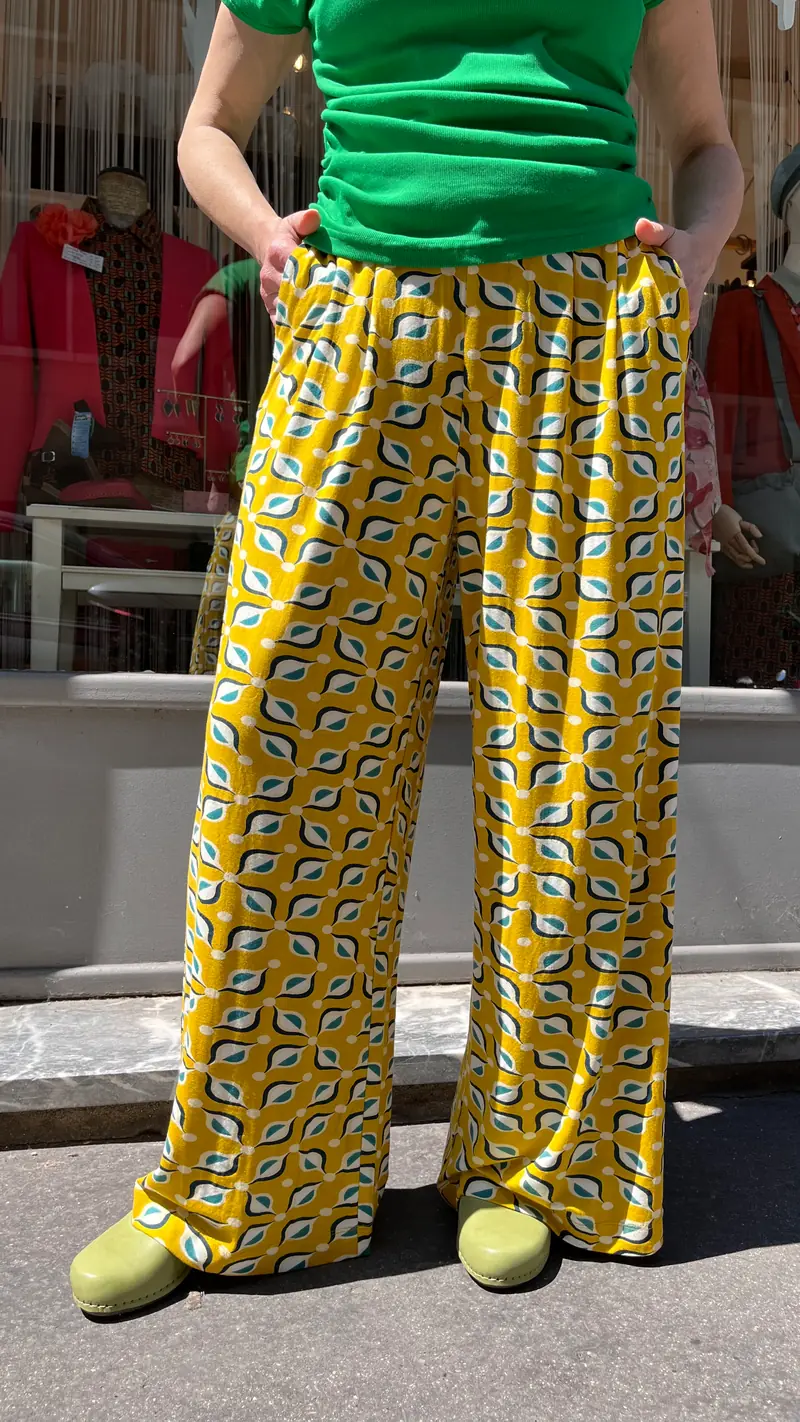 Circus - Pantalone fantasia Senape - S M L XL