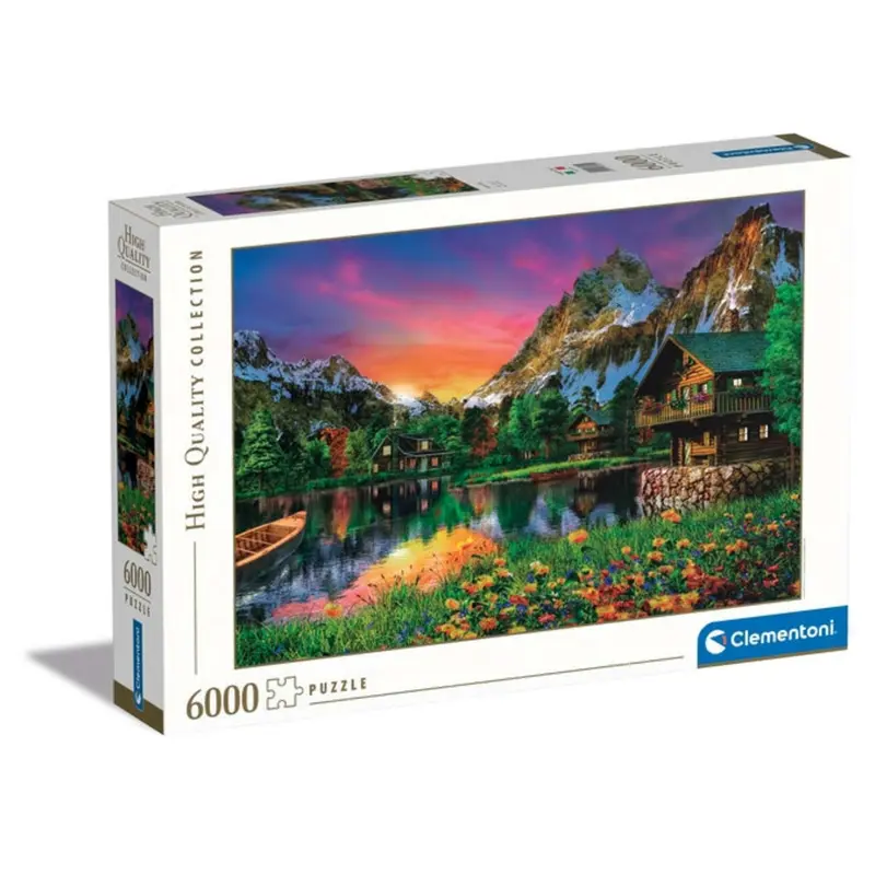 Clementoni High Quality Collection Alpine Lake Puzzle 6000 pz Landscape