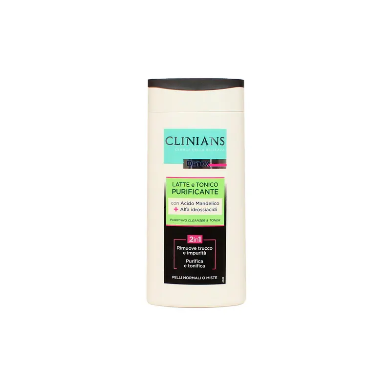 CLINIANS DETOX LATTE+TONICO PURE BEAUTY PURIFICANTE 200ML