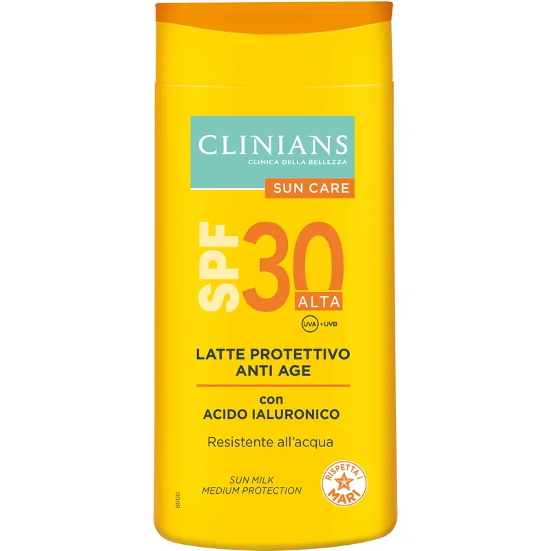 CLINIANS SOLARE LATTE PROTETTIVO ANTI AGE SPF30 200 ML