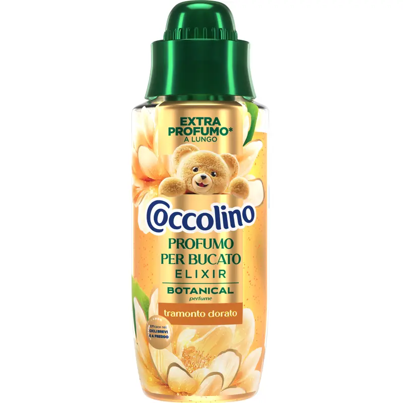 COCCOLINO PROFUMA BUCATO ELIXIR BOTANICAL TRAMONTO DORATO 342 ML