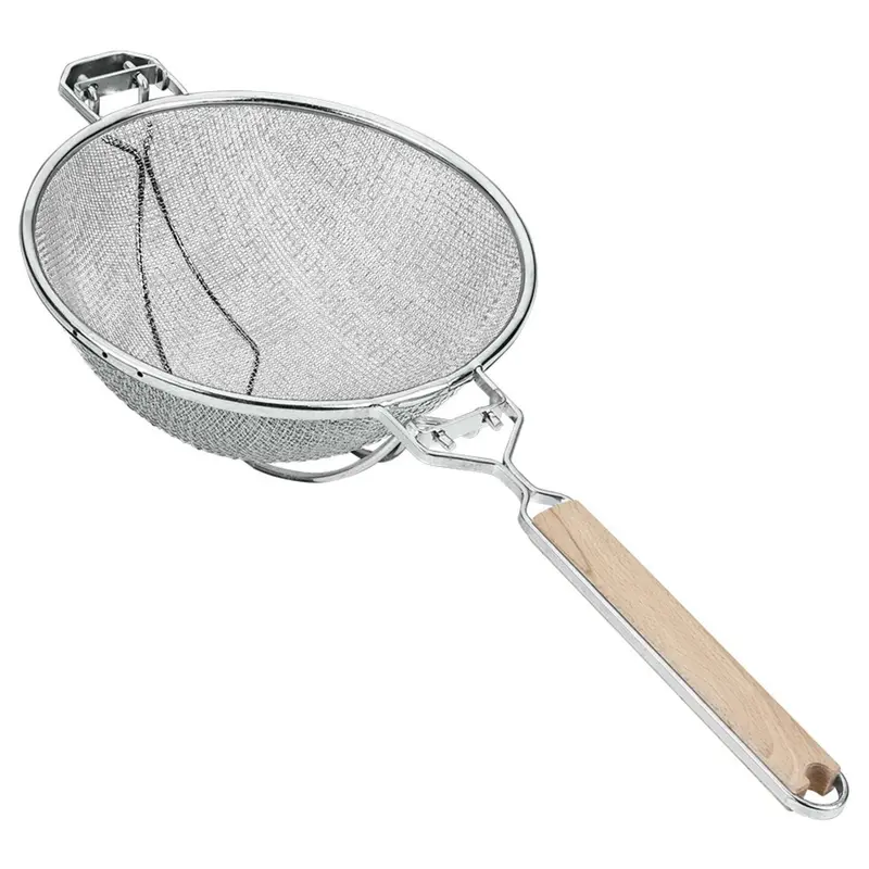 Colabrodo Colino Rinforzato Manico In Legno 35 Cm