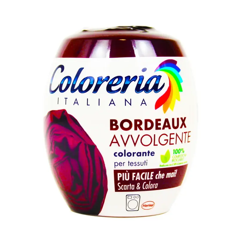COLORERIA ITALIANA BORDEAUX AVVOLGENTE COLORANTE PER TESSUTI