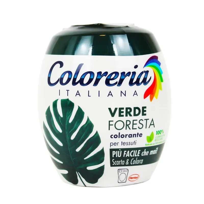 COLORERIA ITALIANA VERDE FORESTA COLORANTE PER TESSUTI