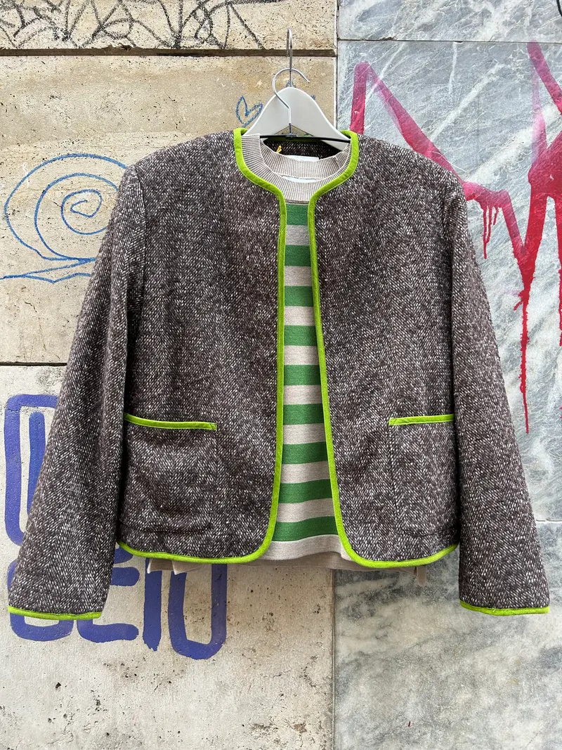 Compania Fantastica - Giacchino Tweed Marrone