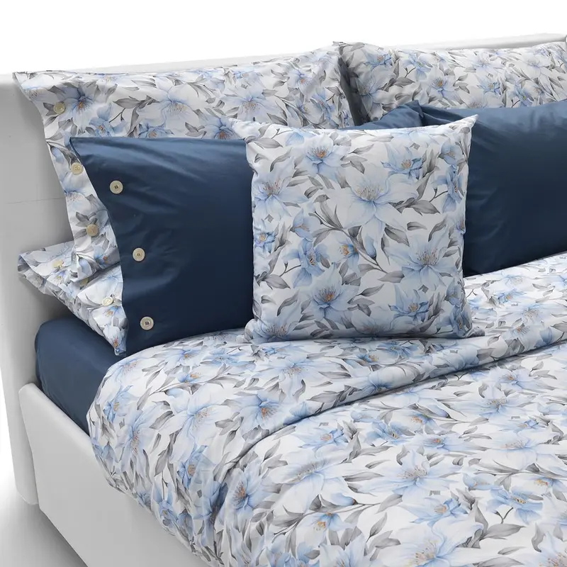 Completo Lenzuola Bellora Romantic gold Floreale in Percalle