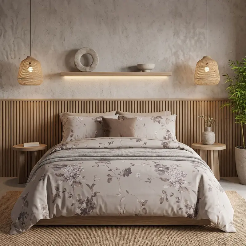 Completo Lenzuola Mirabello Sweet ramage Floreale in Percalle