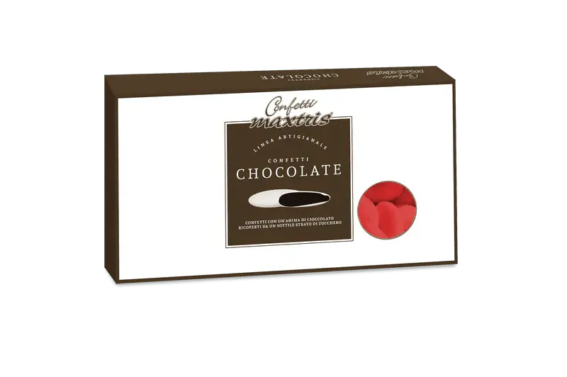 Confetti Maxtris Rossi al cioccolato | Rohome