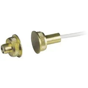 Contatto Magnetico BTicino Terraneo 3510PB - Incasso Ottone NC Antifurto