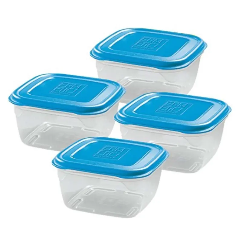 Contenitore Gio'Mama quadrato Pezzi 4 L 0,25 Cm10 H15