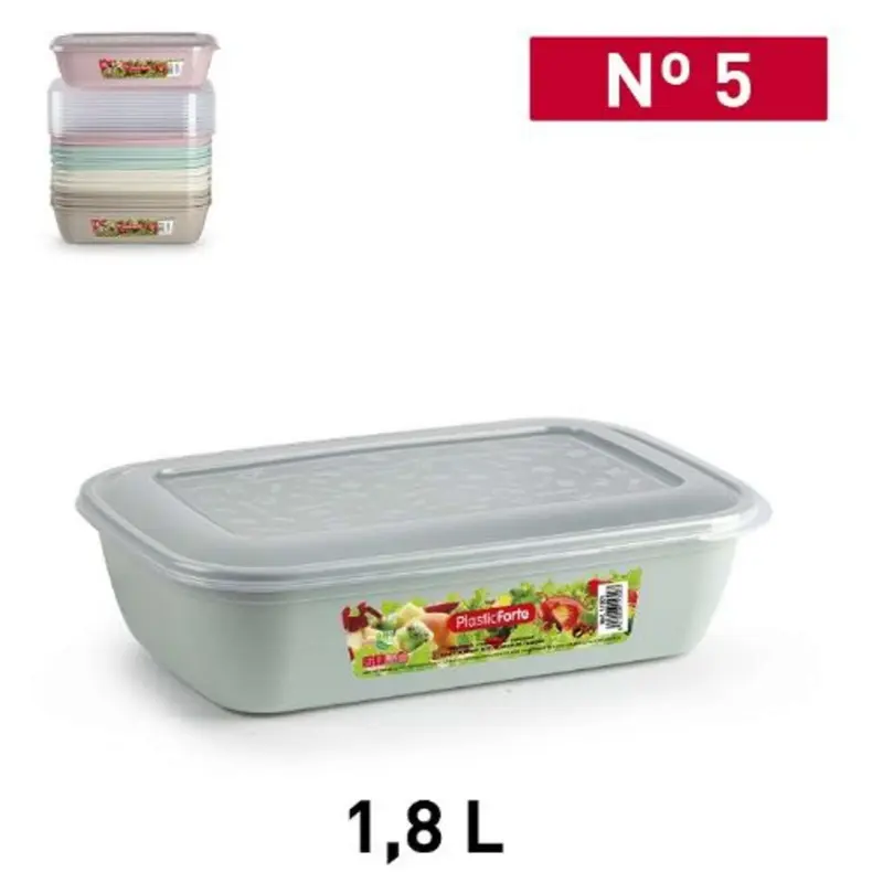 Contenitore Rettangolare per Alimenti - 1,8 Litri
