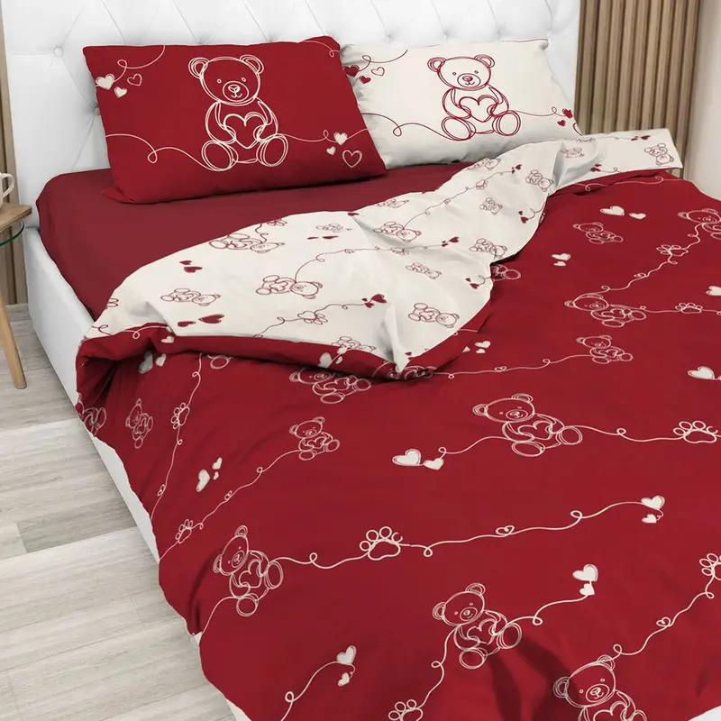 Copripiumino Teddy orsi bear 100% cotone