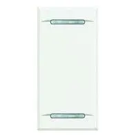Copritasto BTicino HD4911 Serie Axolute 2 Funzioni Bianco 1 Modulo - Design Premium