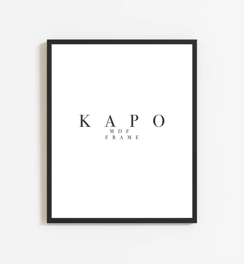 Cornice MDF Nero