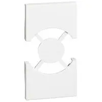 Cover BTicino KW03 Living Now - Presa Bipasso/Schuko 2P+T 10/16A Bianco 2 Moduli