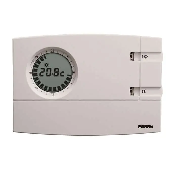 Cronotermostato Analogico-Digitale Giornaliero Perry CR308/G – Controllo Riscaldamento
