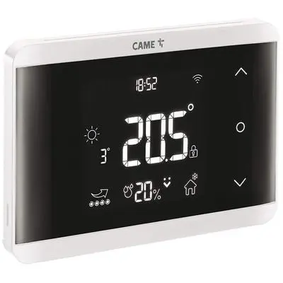 Cronotermostato Premium CAME TH700 WiFi Bianco | Touch Screen Sensori Smart