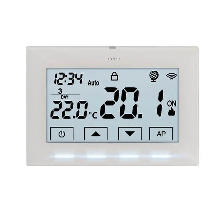 Cronotermostato Smart Perry CR029WIFI – Wi-Fi LCD con Controllo App Mobile