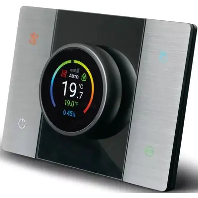 Cronotermostato WiFi AVE 443CRTALS-W Alluminio Satinato 230VAC - Sistema 44