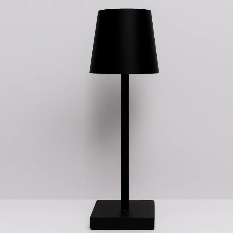 Cuorematto Lampada LED Cono Ricaricabile Cuorematto - 39 cm Nero F1121