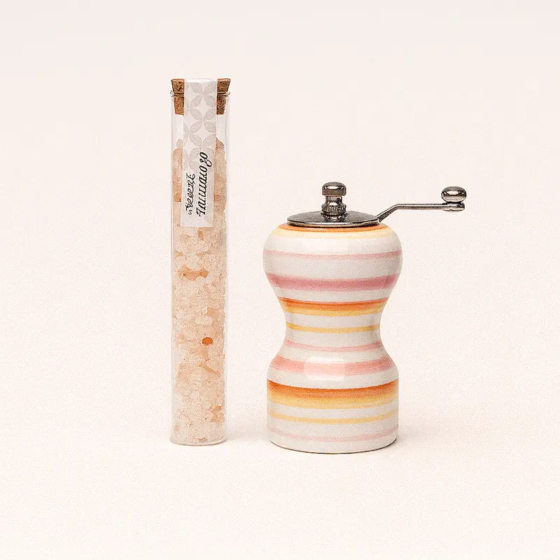Cuorematto Macinasale Multi Ceramica Acciaio Ø6xH12 cm