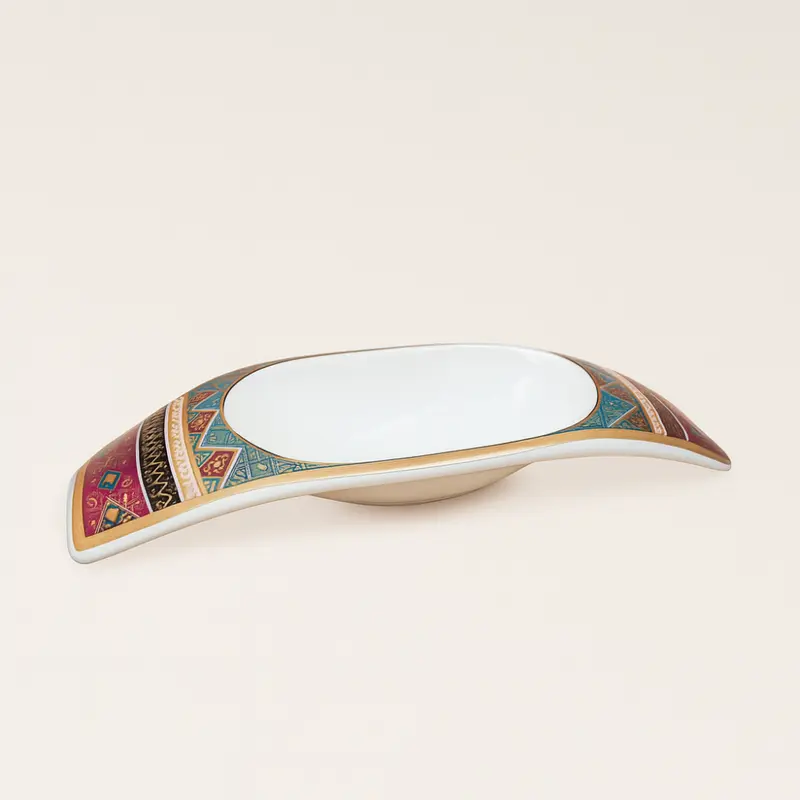 Cuorematto Svuotatasche Cuor d’Oriente Porcellana Bianca   24.5 x 11 cm