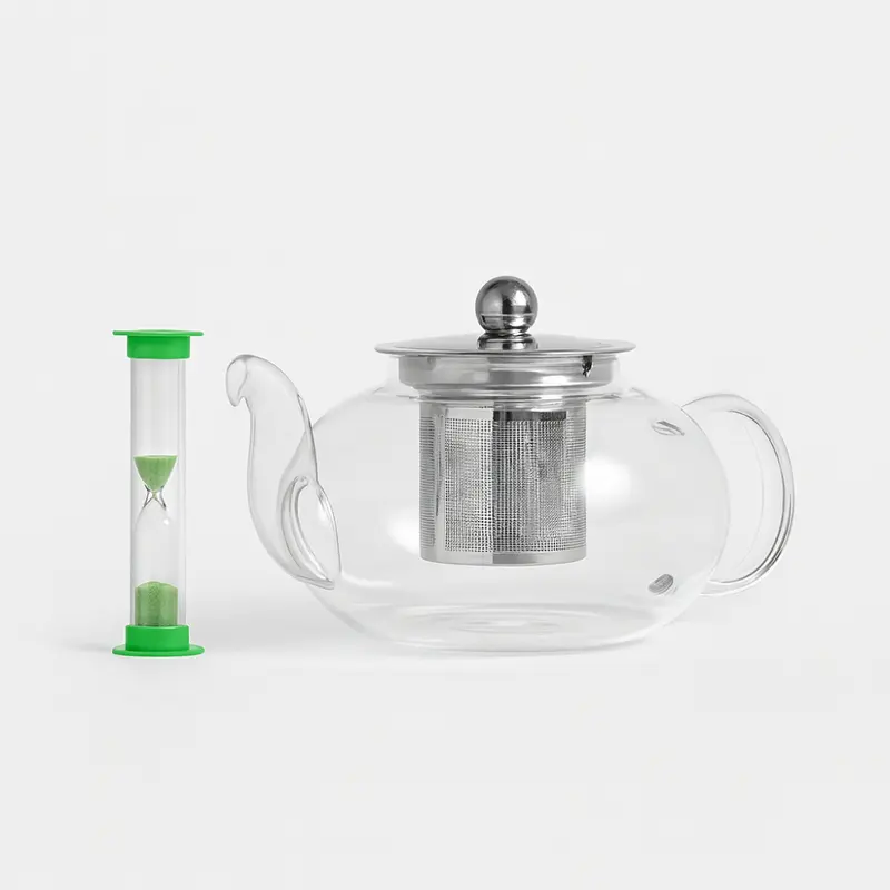 Cuorematto Teiera con Clessidra Segnatempo 600ml