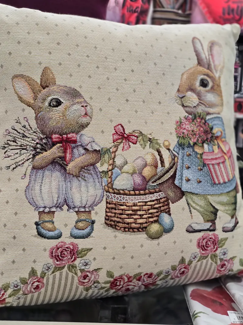 Cuscino arredo romantic bunny