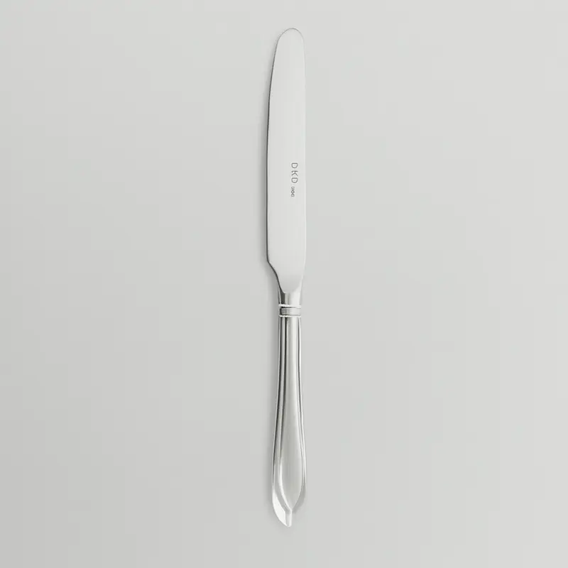 D&D Asia Coltello Tavola Inox Argento H 21 cm Made in Italy