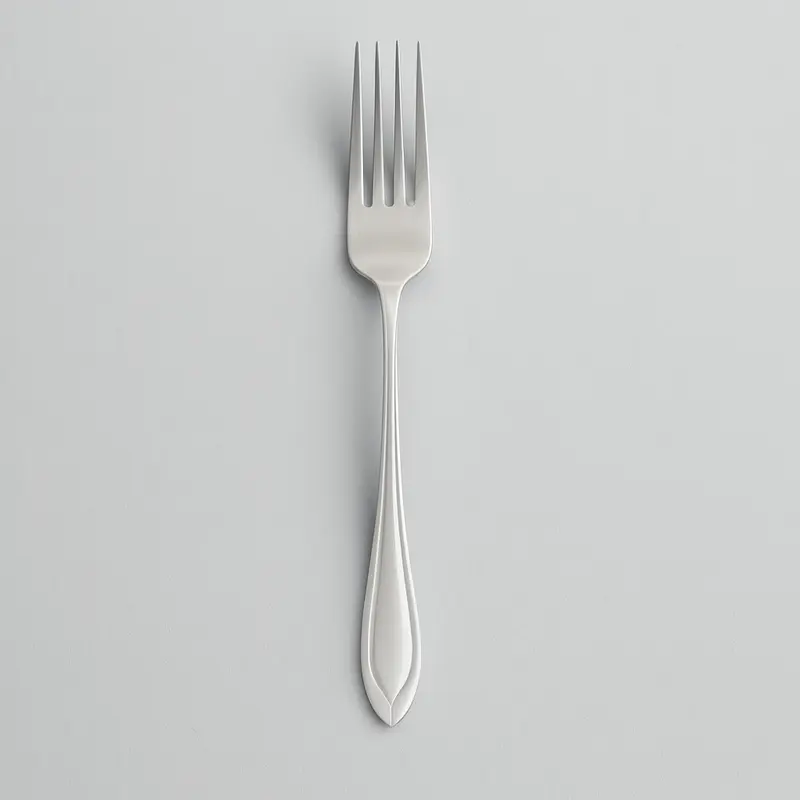 D&D Asia Forchetta Tavola Inox Argento H 18,5 cm Made in Italy