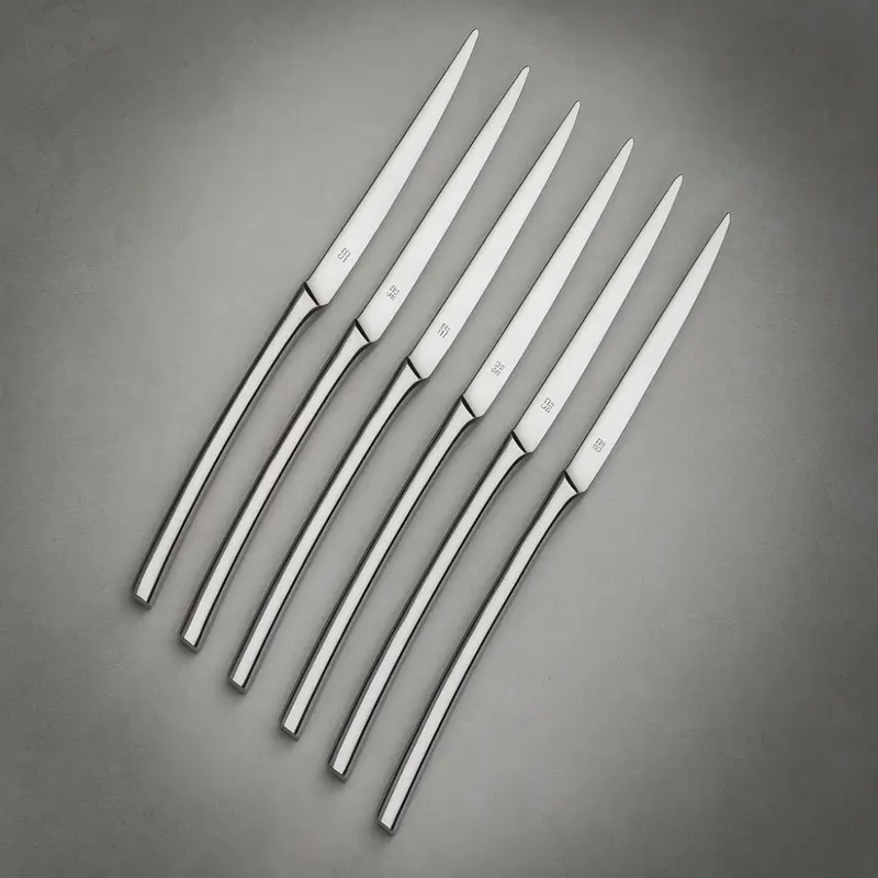D&D Easy Set 6 Coltelli Tavola Acciaio Inox H 23 cm