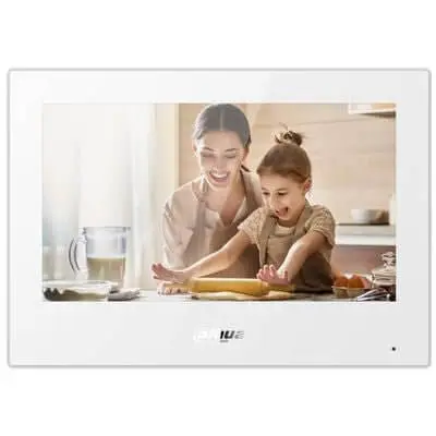 DAHUA VTH5321GW-W VIDEOCITOFONO MONITOR 7" WI-FI COLORI TOUCH SCREEN