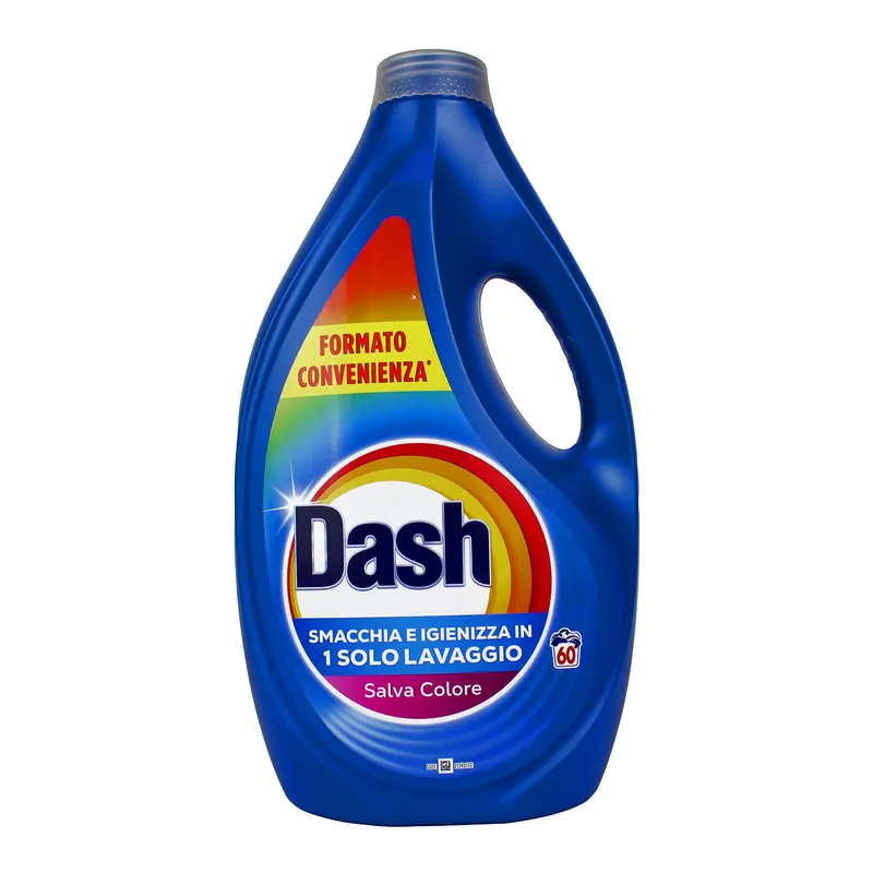 DASH DETERSIVO LIQUIDO BUCATO LAVATRICE SALVA COLORE 60 LAVAGGI