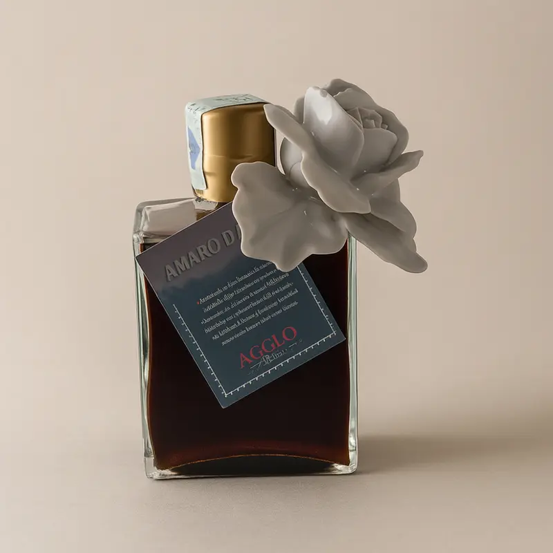 Dea Capodimonte Bottiglia liquore 200 ml in ceramica
