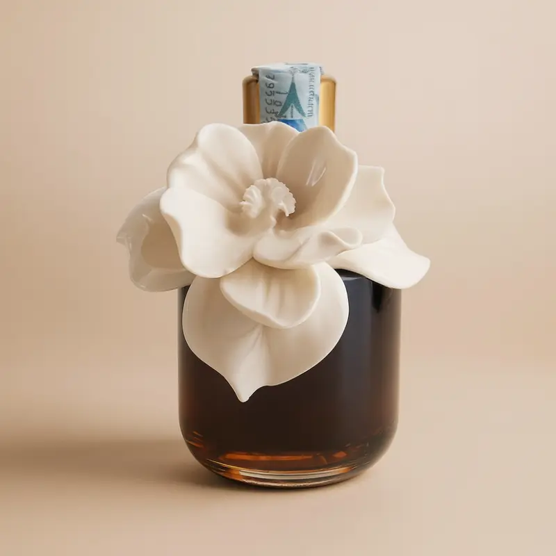 Dea Capodimonte Liquore amaro 200 ml bottiglia ceramica artistica