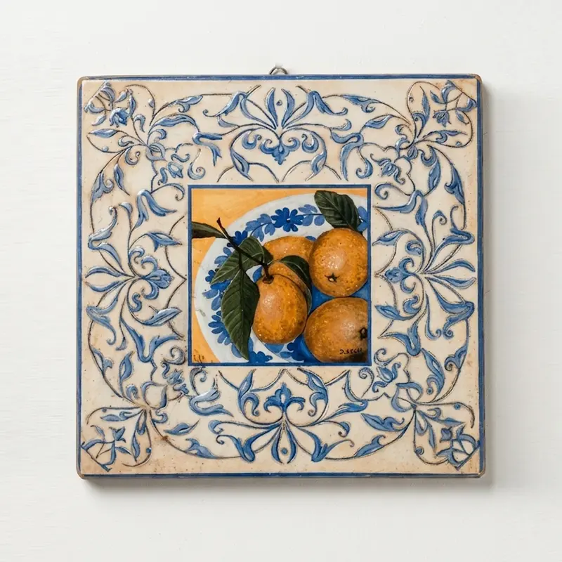 Dekor Toscana Quadro in Legno Stampa 36x36 cm