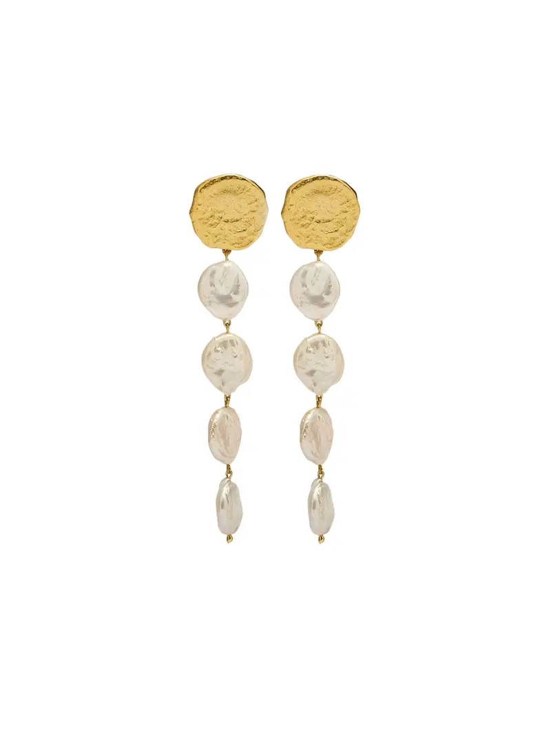 Demetra vintage gold earrings