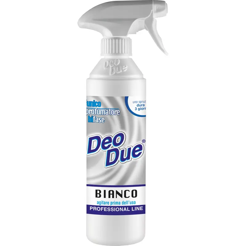 DEO DUE PROFUMATORE BIFASE DEODORANTE PER TESSUTI ELIMINA ODORI BIANCO TRIGGER 500 ML
