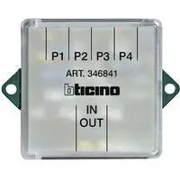 Derivatore Video di Piano BTicino Terraneo 346841 - 2 Fili Distribuzione Stella