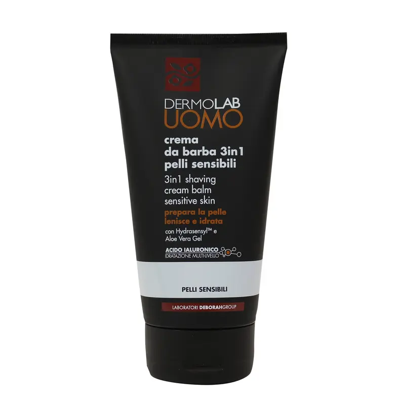 DERMOLAB UOMO CREMA DA BARBA 3in1 PELLI SENSIBILI 150 ML