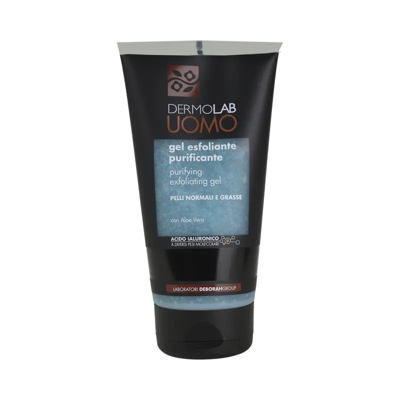 DERMOLAB UOMO GEL ESFOLIANTE PURIFICANTE PELLI NORMALI E GRASSE 150 ML